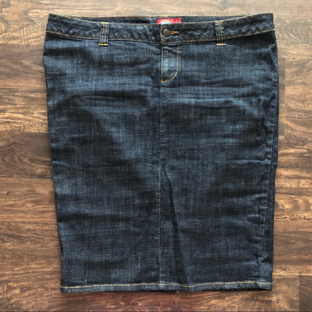 New Stretch Jean Skirt